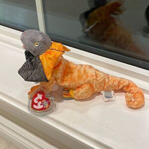 Slayer the bearded dragon Ty beanie baby 2000 mint condition with all tags